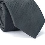 GravataTradicionalemPoliesterPretocomDesenhosGeometricosPreto