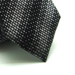 Gravata-tradicional-poliester-losangos-em-preto-e-cinza-Camelo