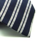 Gravata-de-seda-estampada-marinho-Camelo
