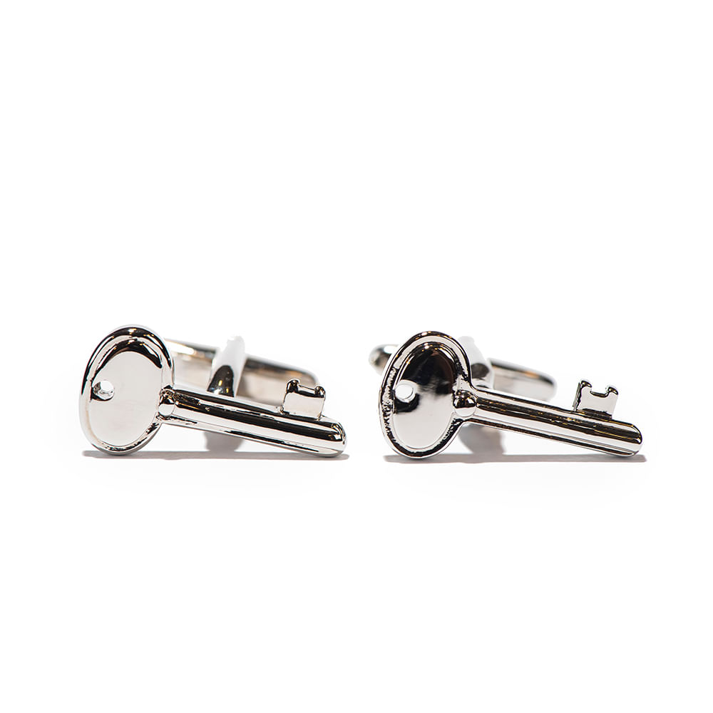 Abotoadura De Metal Chave - Hover