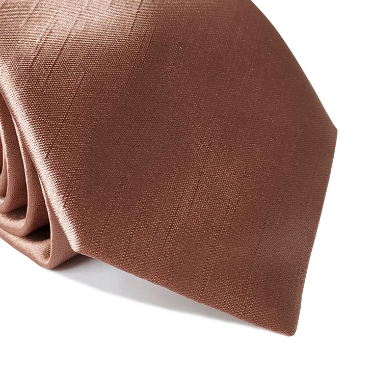 Gravata Cerimonial Tradicional Shantung Lisa Rosê