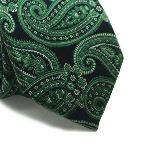 Gravata Jacquard Poliéster Premium Marinho