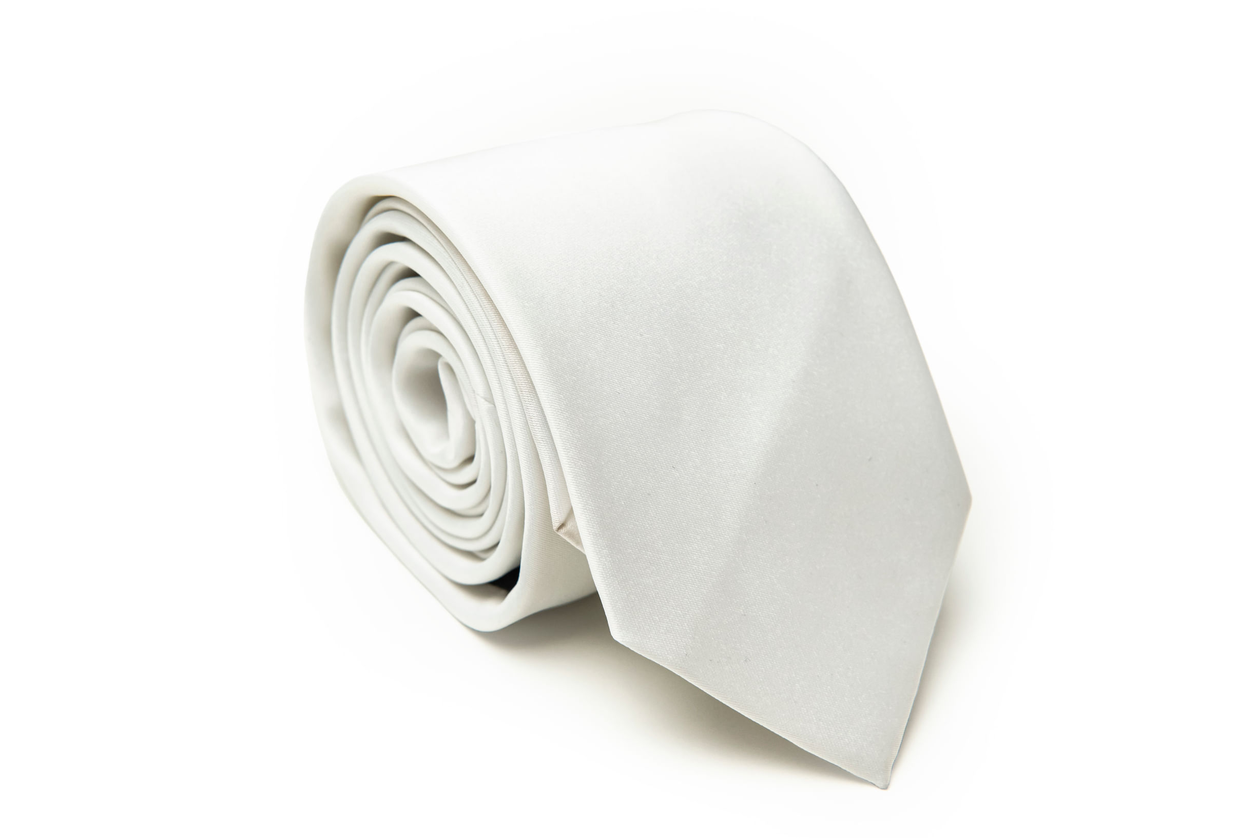 Gravata Tradicional Branca - Hover