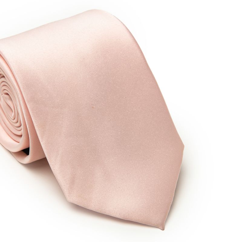 GravataTradicionallisaRosaClaro