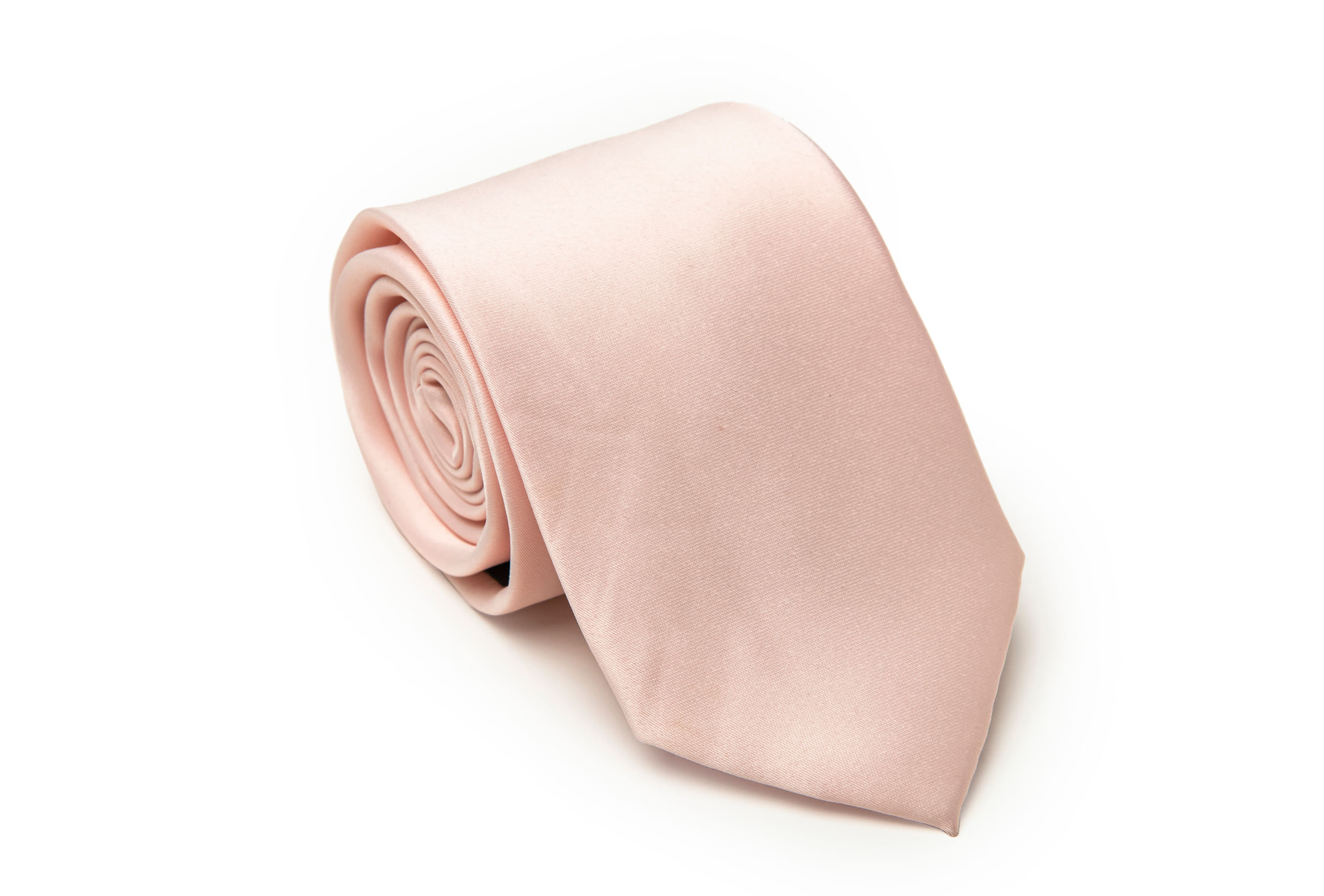 Gravata Tradicional Lisa Rosa Claro - Hover