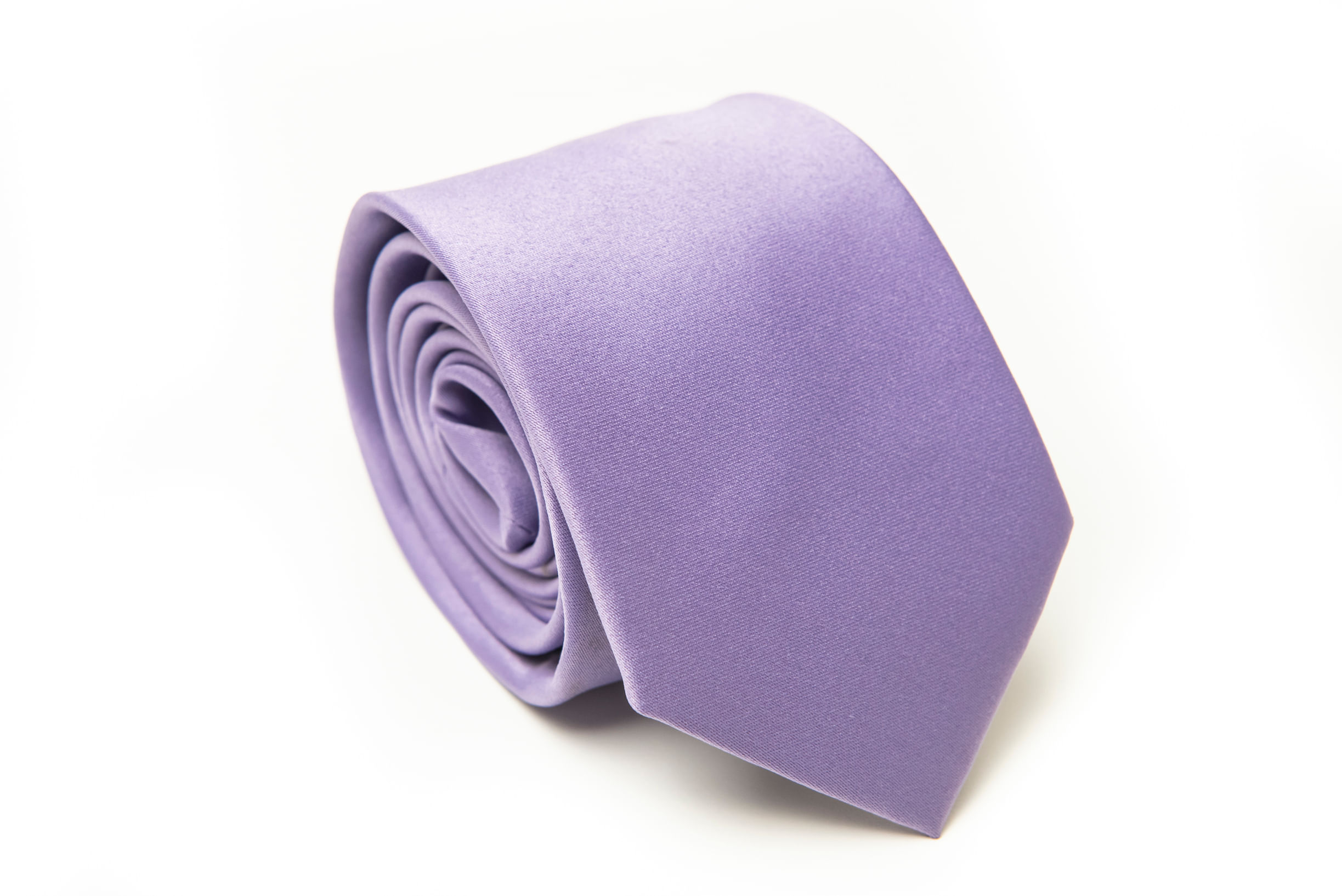 Gravata Tradicional Lisa Lavanda - Hover