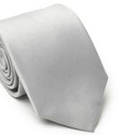 GravataTradicionallisaPrata