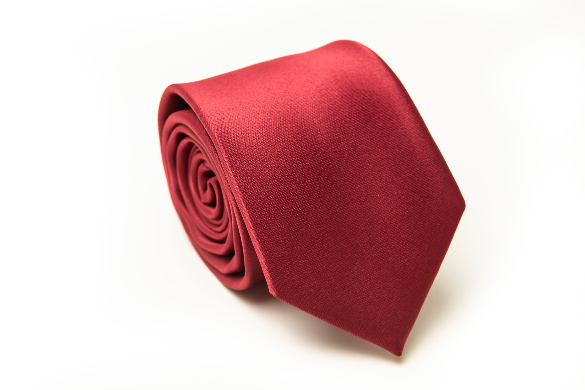 Gravata Tradicional Lisa Marsala - Poliéster - Hover