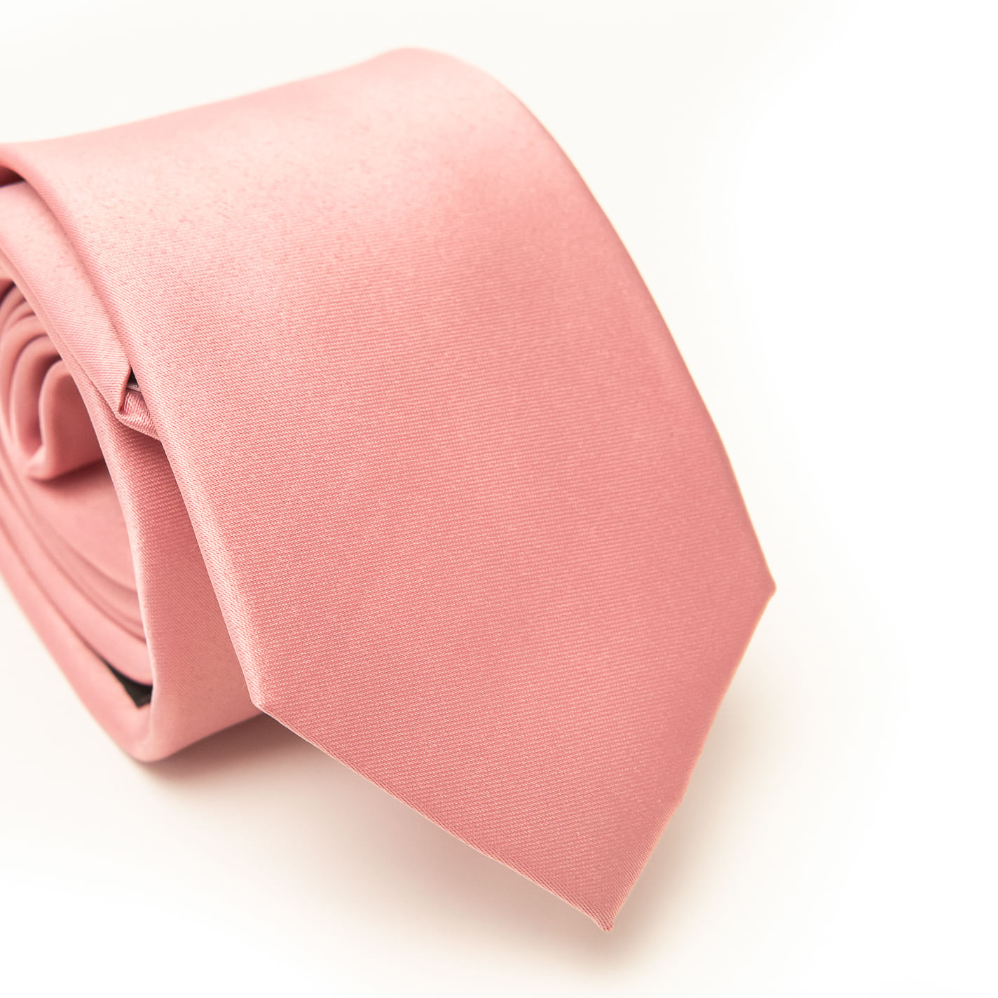 Gravata Tradicional Lisa Rosa Antigo