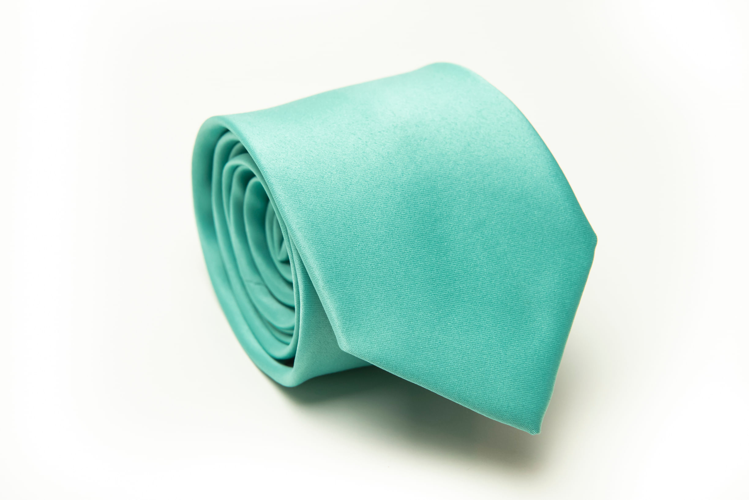 Gravata Tradicional Lisa Verde Tiffany - Hover