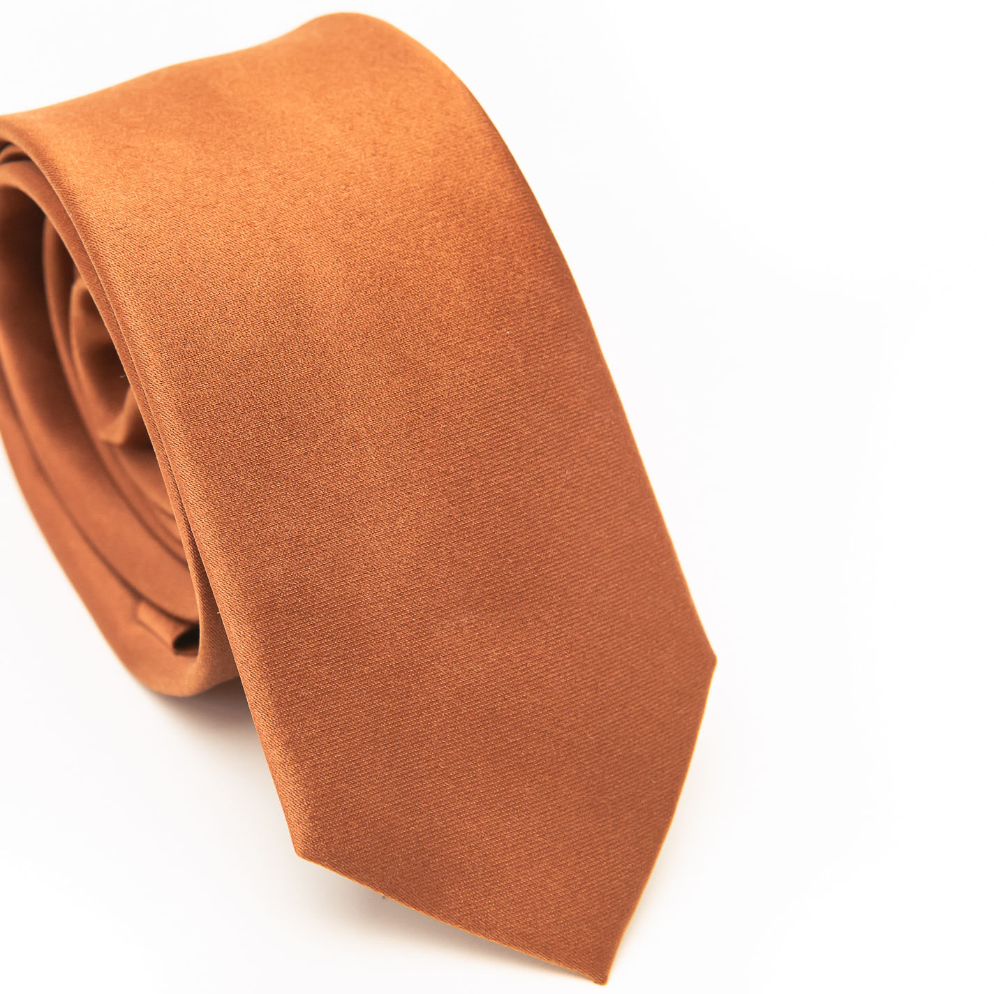 Gravata Slim Lisa Terracota