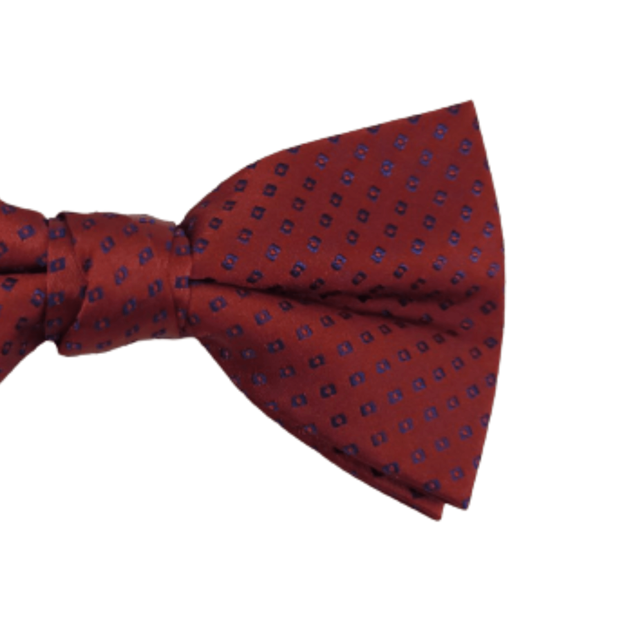 Gravata Borboleta Vinho com detalhes Azul Marinho