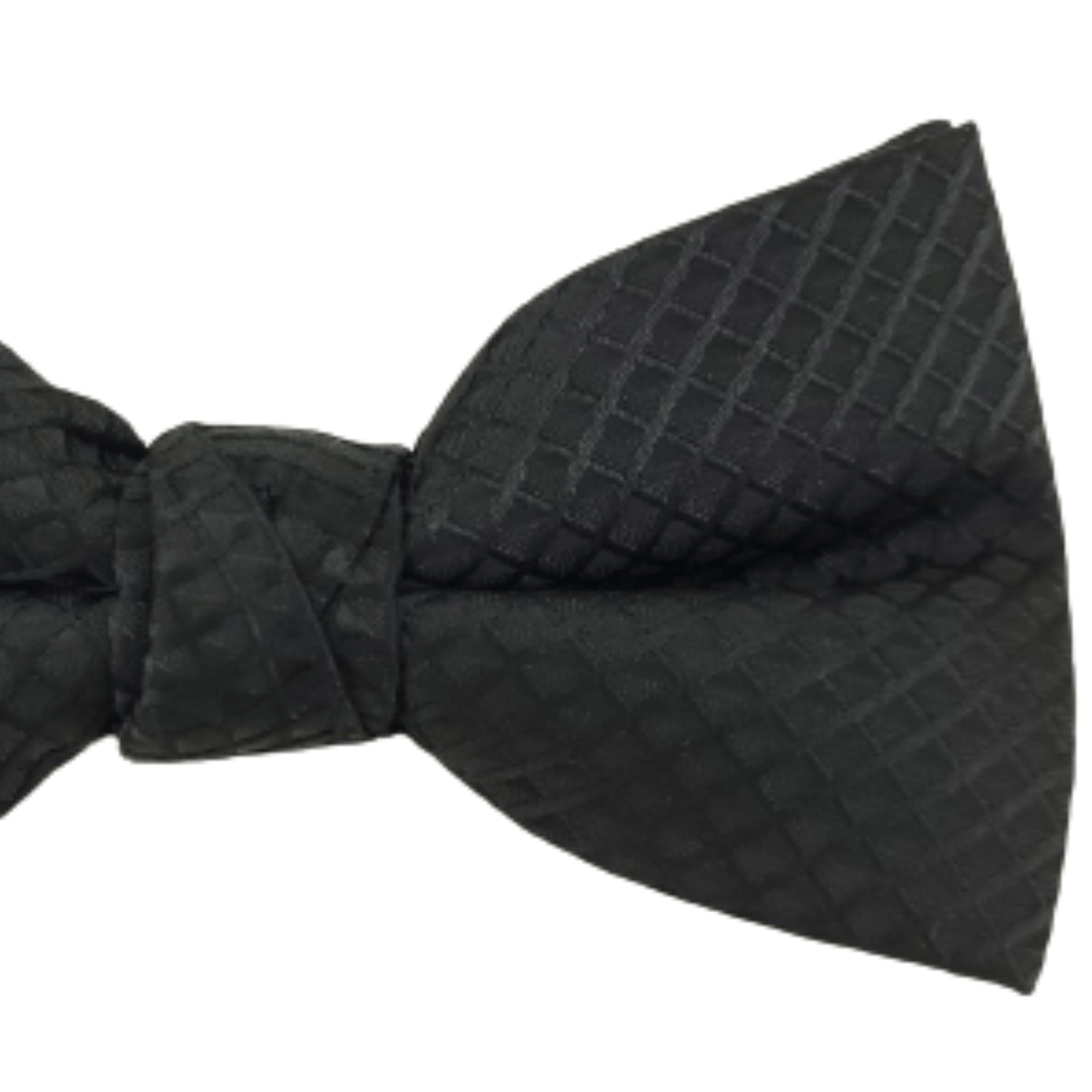 Gravata Borboleta Preta Poliéster com detalhes