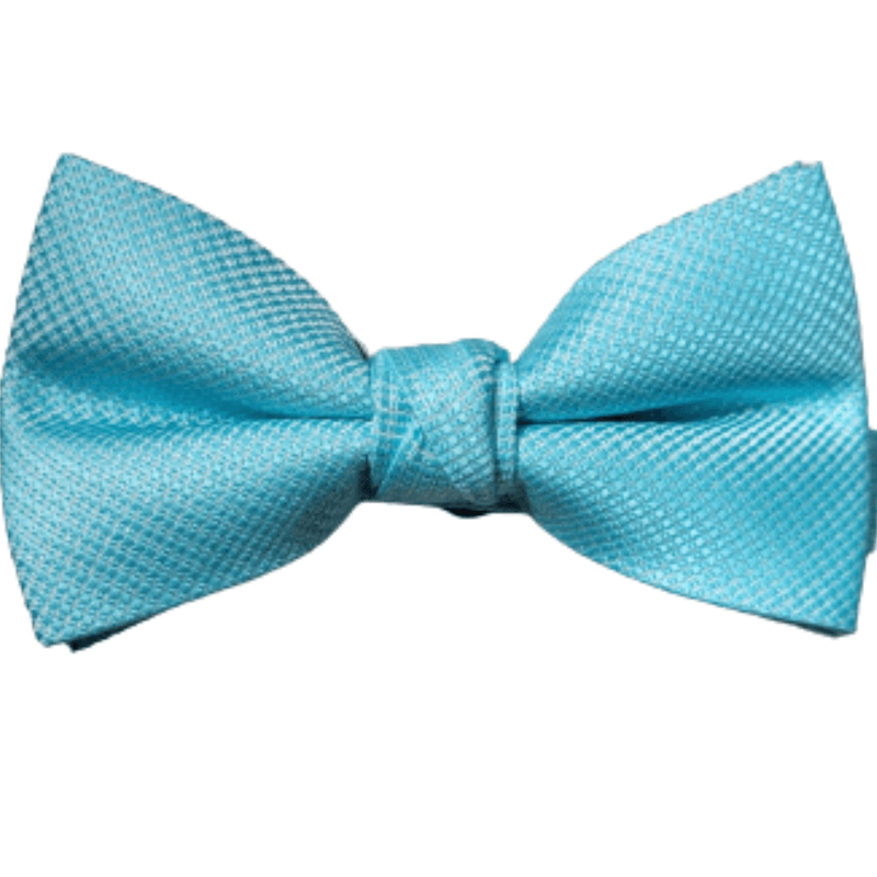 GravataBorboletaPoliesterAzulClarocomDetalhes