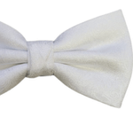 GravataBorboletaEmPoliesterBrancoComCashmere