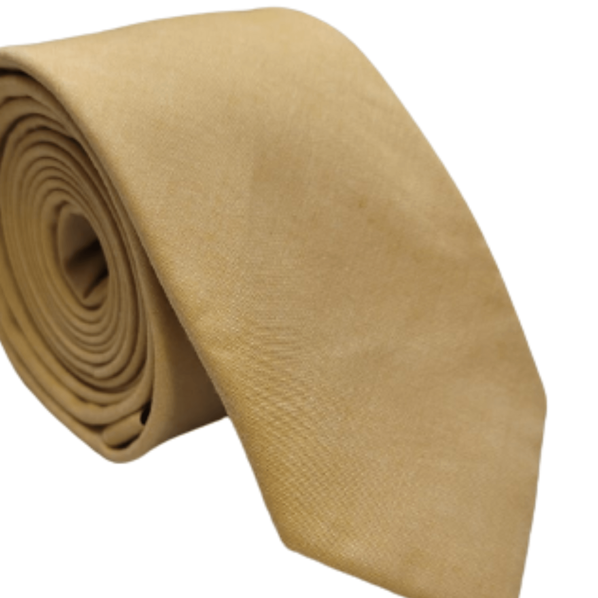 Gravata Algodão  Slim  Amarelo