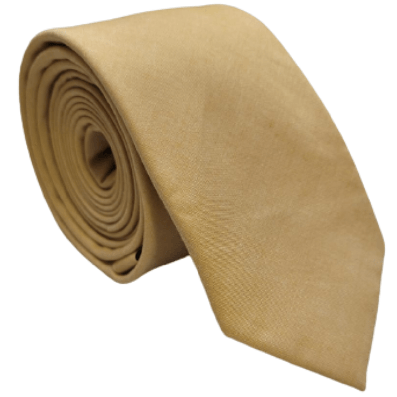 GravataSlimAlgodaoAmarelo