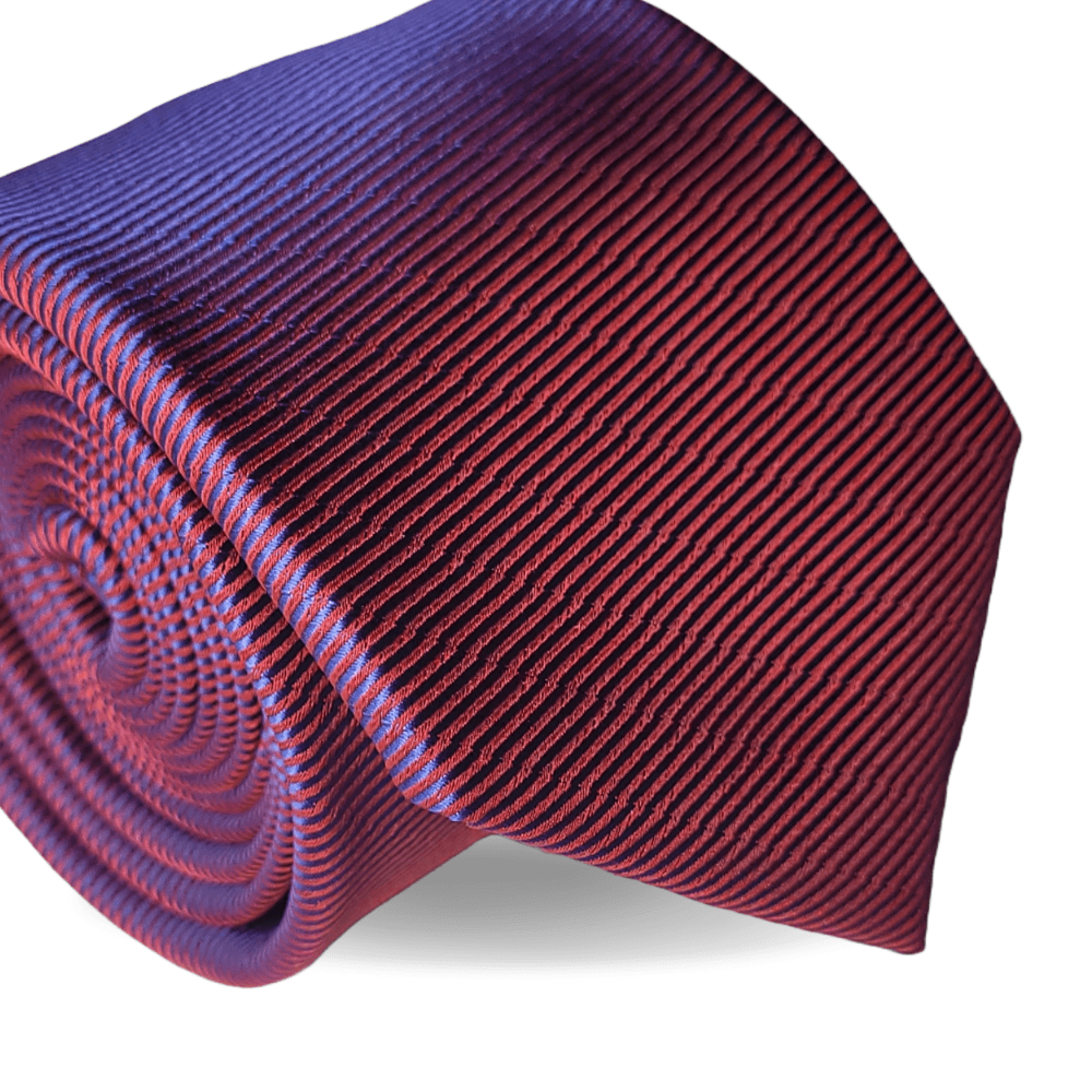 GRAVATA TRADICIONAL POLIÉSTER FURTACOR VERMELHO E ROSA