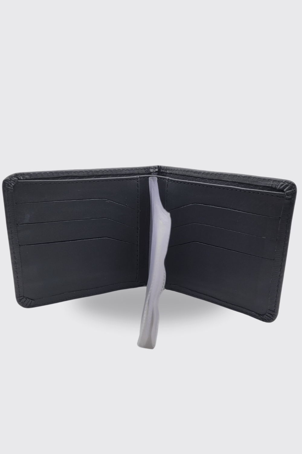 Carteira de Couro Preta - Hover