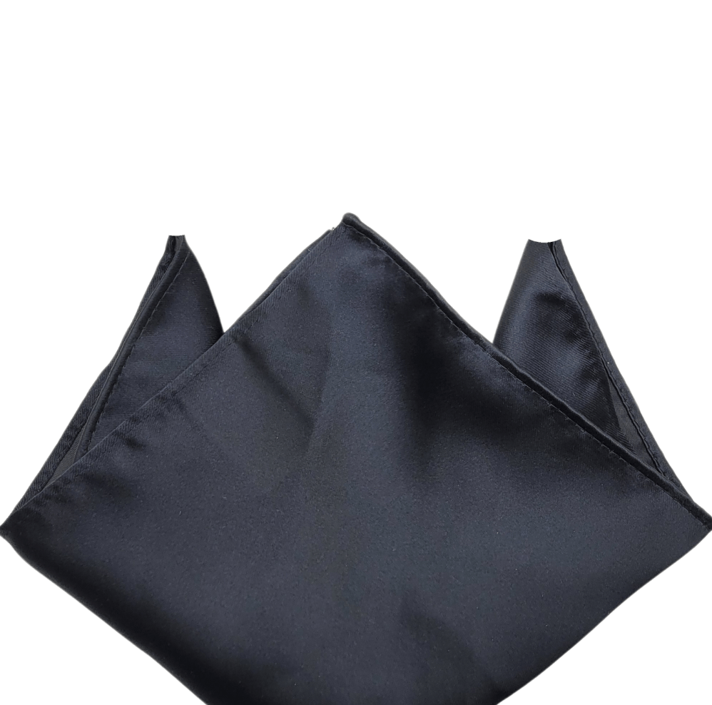 Lenço De Bolso Preto - Hover