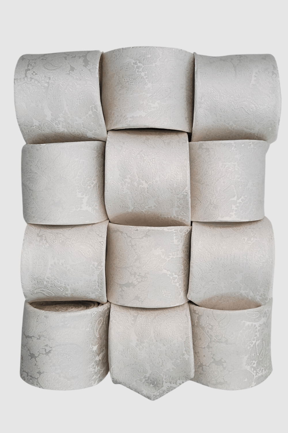 Kit 12 Gravatas Poliéster Cerimonial