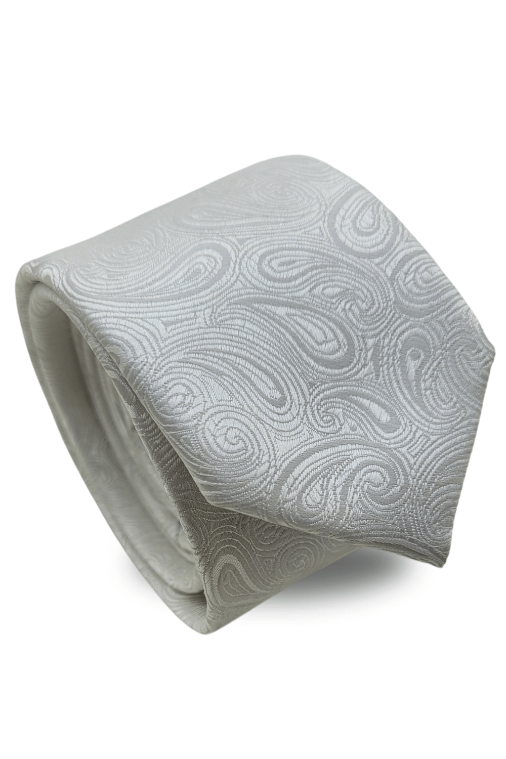 Gravata Tradicional Poliéster Branca - Hover