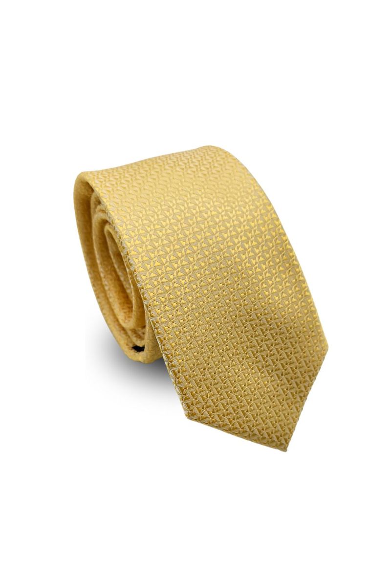 Gravata-Slim-Jacquard-Poliester-Pierre-Cardin--Amarelo