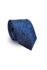 Gravata-Tradicional-Jacquard-Poliester-Pierre-Cardin--Cashmere-Azul-Escuro