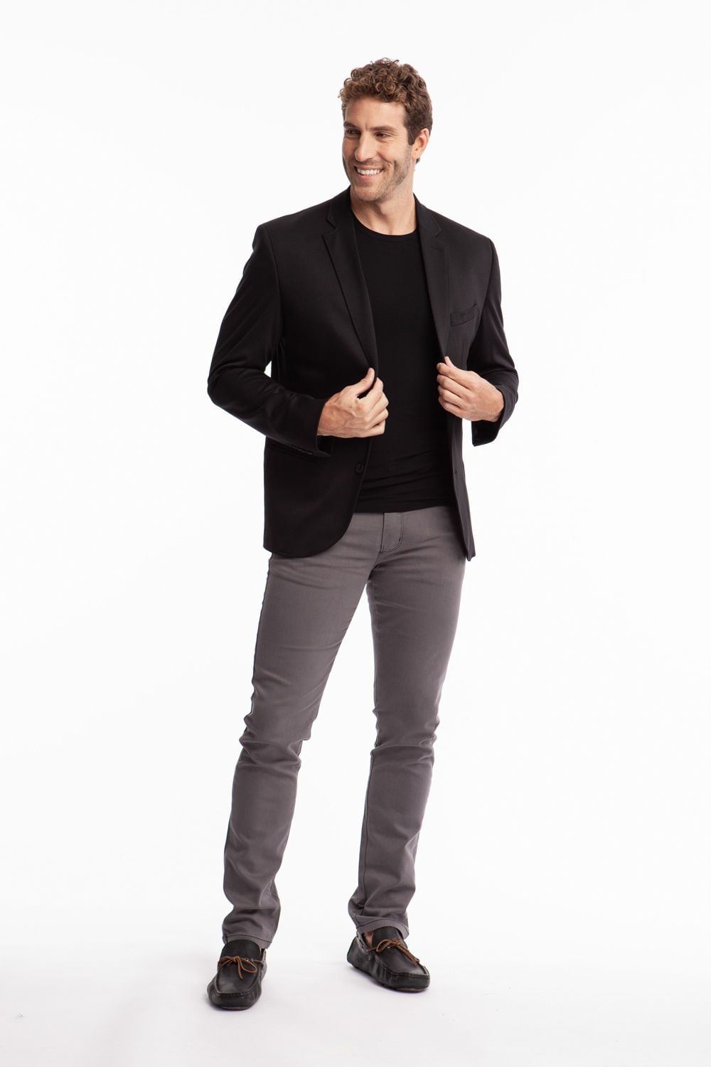 Blazer Moletom  Preto