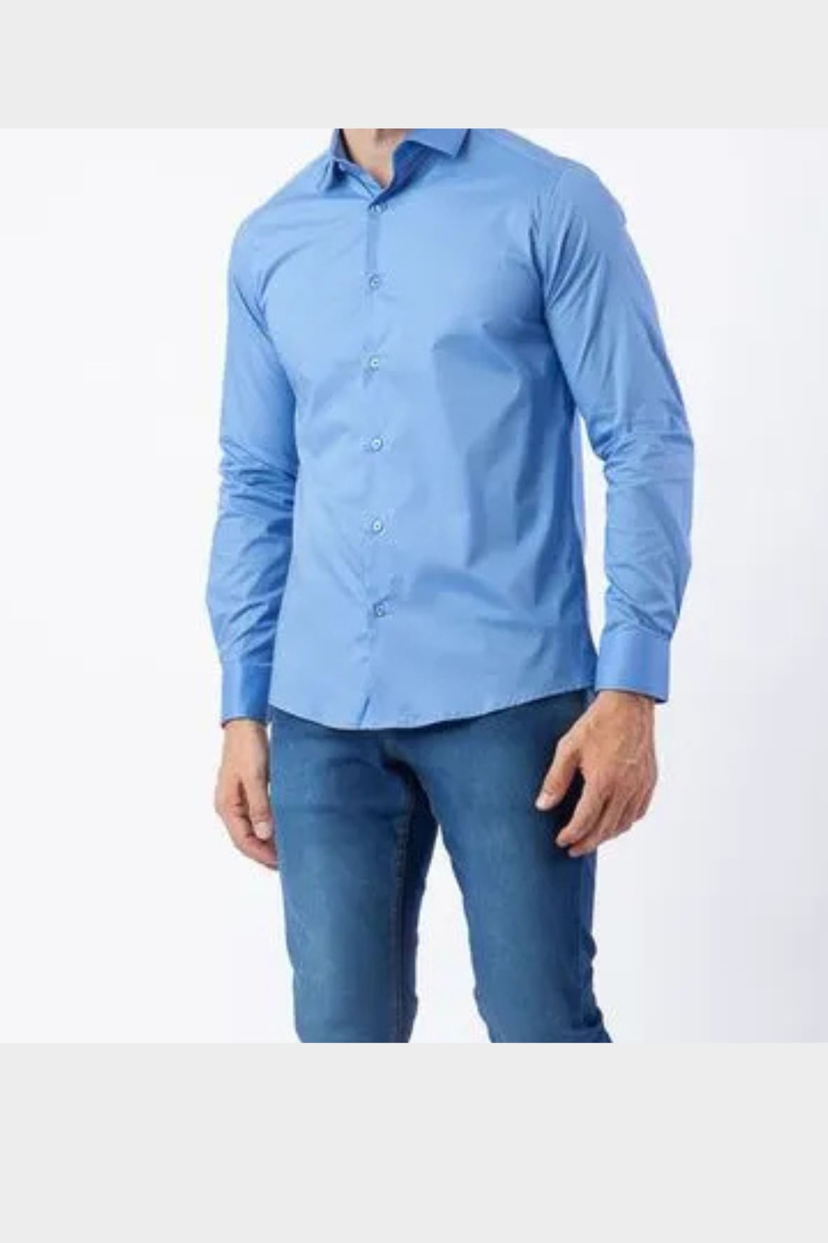 Cam work ml s/bolso Azul