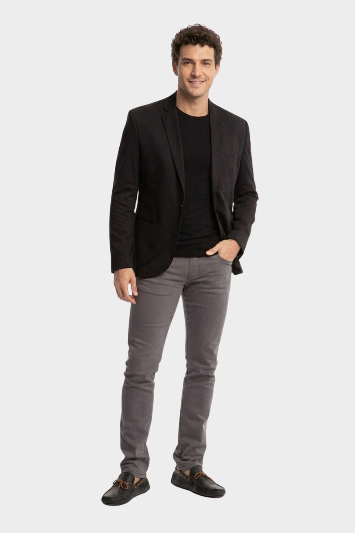 Blazer Moletom  Preto